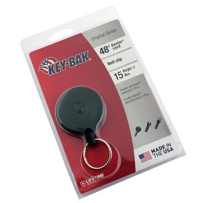 KEY-BAK key reel 485B-HDK with belt clip and 1,2M kevlar cord
